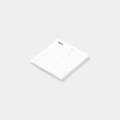 Post-it® Ligne de mémo simple minimale (Incliné)