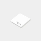 Post-it® Ligne de voiture de course dessin Silhouette (Incliné)