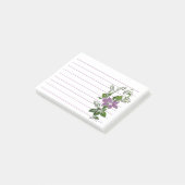 Post-it® Ligne florale violette (Incliné)