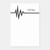 Post-it® Ligne personnaliser de fréquence de notes de (Devant)