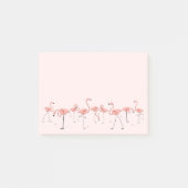 Post-it® Ligne rose Flamants roses (Devant)