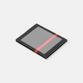 Post-it® Ligne rouge mince symbolique verticale (Incliné)