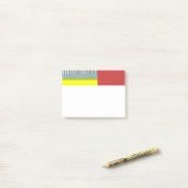 Post-it® Lignes Abstraites et rectangles (Sur un bureau)