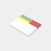 Post-it® Lignes Abstraites et rectangles (Incliné)