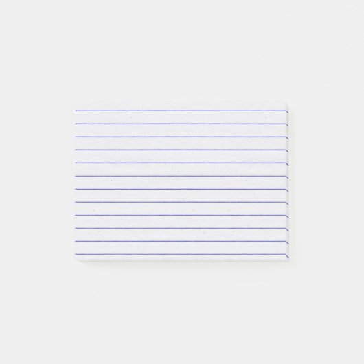 Post-it® Lignes bleues faites sur commande notes collantes (Devant)