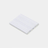 Post-it® Lignes bleues faites sur commande notes collantes (Incliné)