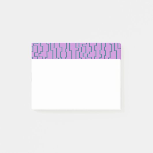 Post-it® Lignes de circuit sarcelle  (Devant)