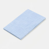 Post-it® Lignes de grille sur le bleu (Incliné)