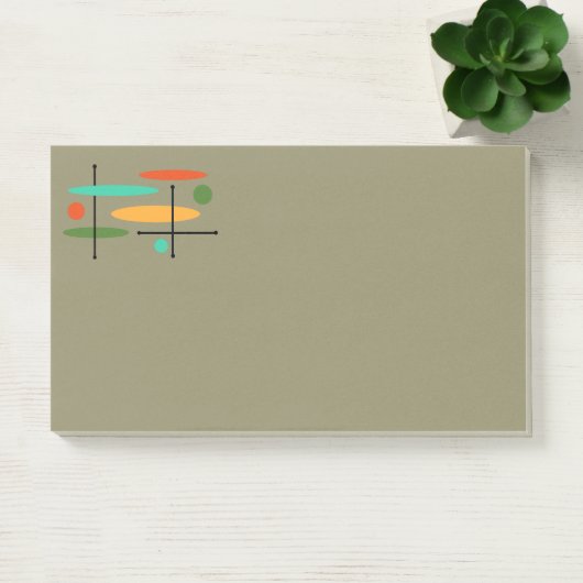 Post-it® Lignes de point ovale rétro (Bureau)