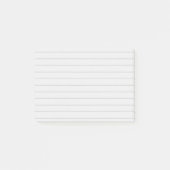 Post-it® Lignes grises (Devant)