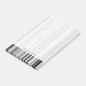 Post-it® Lignes noires et blanches (Incliné)