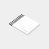 Post-it® Lignes noires et blanches (Incliné)