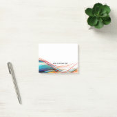 Post-it® Lignes onduleuses coutume moderne de la science et (Bureau)