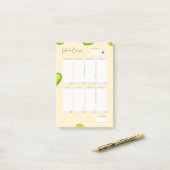 Post-it® Lijst van boodschappen Post-it® Notes (Op bureau)