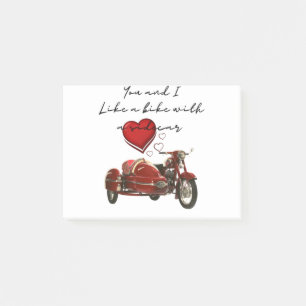 Post-it® Like A Motorcycle With A Sidecar