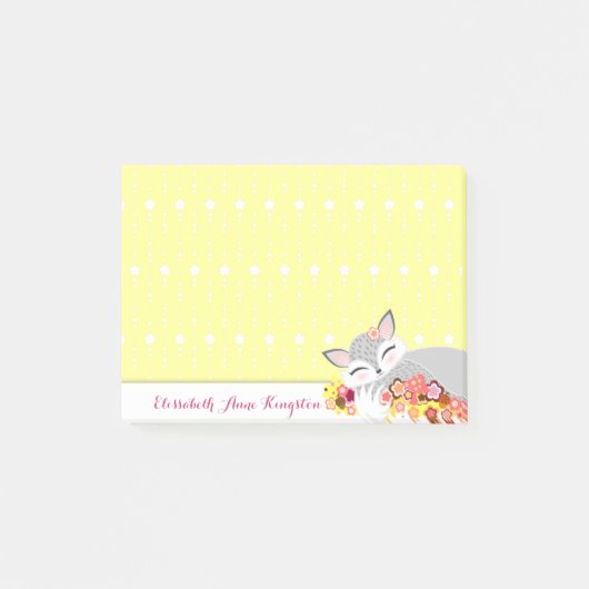 Post-it® Lil Foxie CUB - notes faites sur commande (Devant)