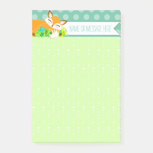 Post-it® Lil Foxie CUB - notes faites sur commande (Devant)