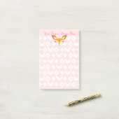 Post-it® Lil Foxie - notes faites sur commande Girly (Sur un bureau)