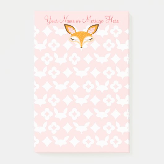 Post-it® Lil Foxie - notes faites sur commande Girly (Devant)