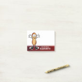 Post-it® Lil Peanut Personnalisé (Sur un bureau)