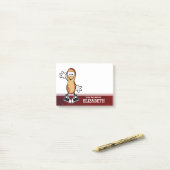 Post-it® Lil Peanut Personnalisé (Sur un bureau)