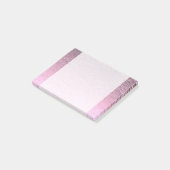 Post-it® Lilac dégradé rose aluminium grunge (Incliné)