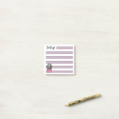 Post-it® Lilac | Lined | Potted Succulent - (Sur un bureau)