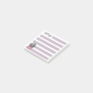 Post-it® Lilac | Lined | Potted Succulent -