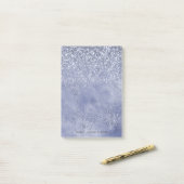 Post-it® Lilac Parties scintillant violette Glitz étincelan (Sur un bureau)