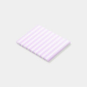 Post-it® Lilac violet et blanc bonbons rayures (Incliné)