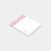 Post-it® l'illustration de licorne badine l'arrière - plan (Incliné)