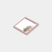 Post-it® Lily of the Valley Happiness Personnalisé rose (Incliné)