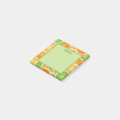 Post-it® Lime Centre Citron Orange Citrus Post-it Notes (Incliné)