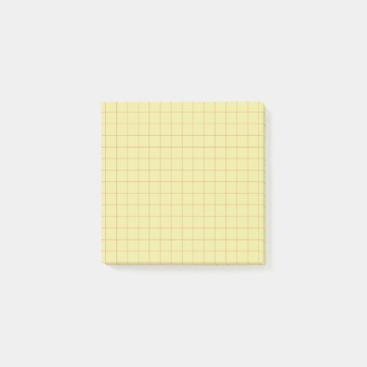 Post-it® Lime Vert À damiers Motif Vibrant Grille Conceptio (Devant)