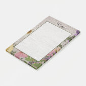 Post-it® Lin floral Vintage rustique (Incliné)