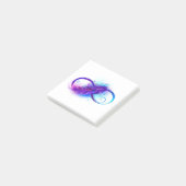 Post-it® L'infini avec plume violette (Incliné)