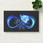 Post-it® L'infini lumineux avec une rose bleue (Bureau)