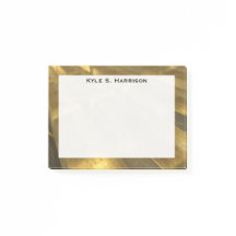 Lingot d'or de richesse Feng Shui Monogramme