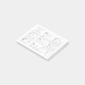 Post-it® Linus raconte Lucy Elle est Crabby (Incliné)