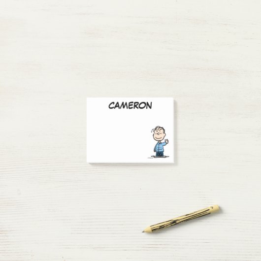 Post-it® Linus Waving (Sur un bureau)