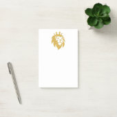 Post-it® Lion avec couronne - Or Style 1 (Bureau)