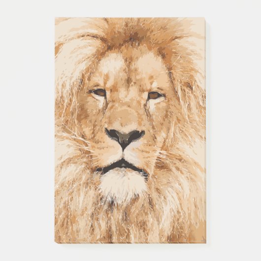 POST-IT® LION PORTRAIT (Devant)