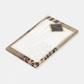Post-it® Lioness Safari Chic Jungle Glam Moderne tendance (Incliné)
