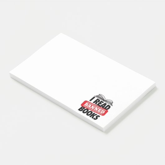 Post-it® Lire les notes de livres interdits (Incliné)