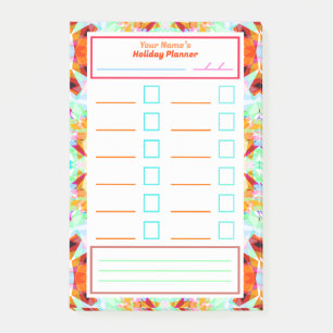 Post-it® Liste de cadeaux à emporter pour planifier les tâc