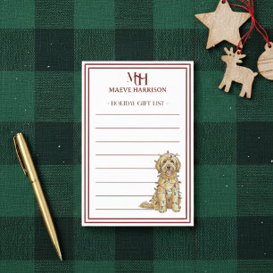 Post-it® Liste de cadeaux de vacances personnalisée avec mo