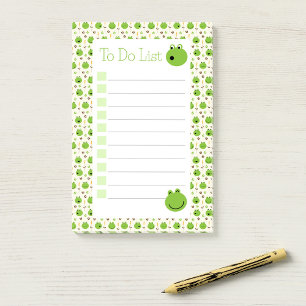 Post-it® Liste de choses à faire avec de mignons grenouille