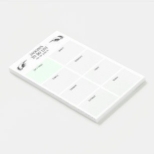 Post-it® Liste de choses à faire avec des mains pointées ré