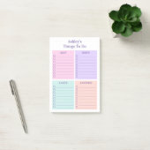 Post-it® Liste de choses à faire personnalisée et amusante (Bureau)