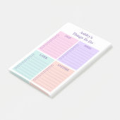 Post-it® Liste de choses à faire personnalisée et amusante (Incliné)
